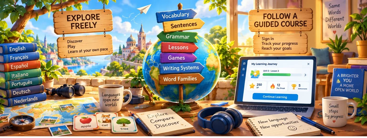 Polyglot World language learning and exploration